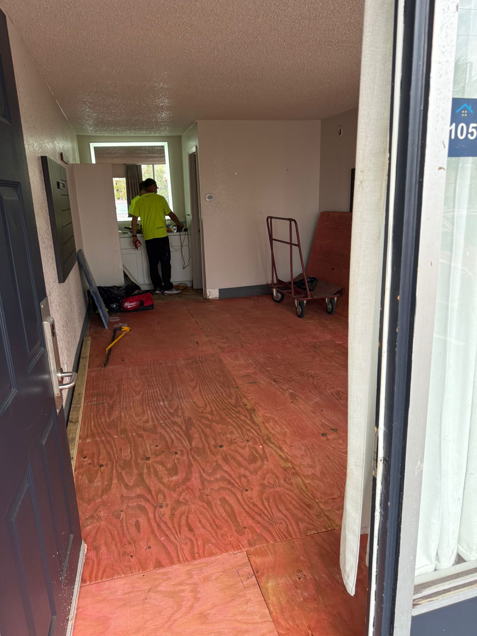 Floor after installation